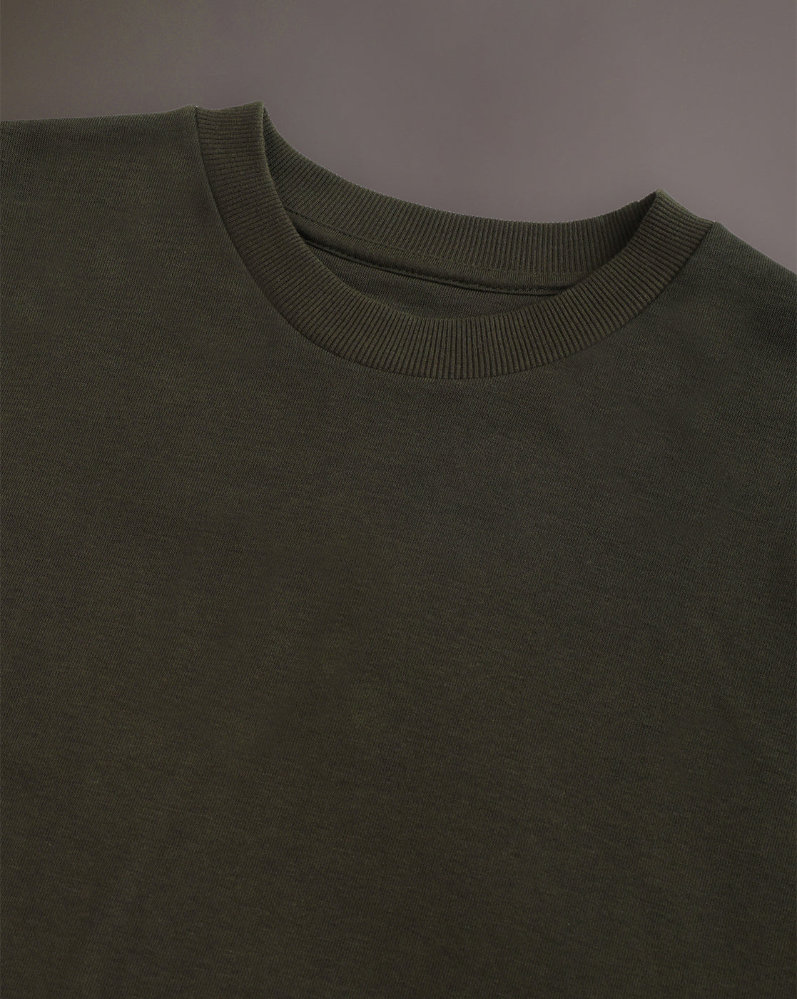 Olive Regular Fit Sweatshirt Men