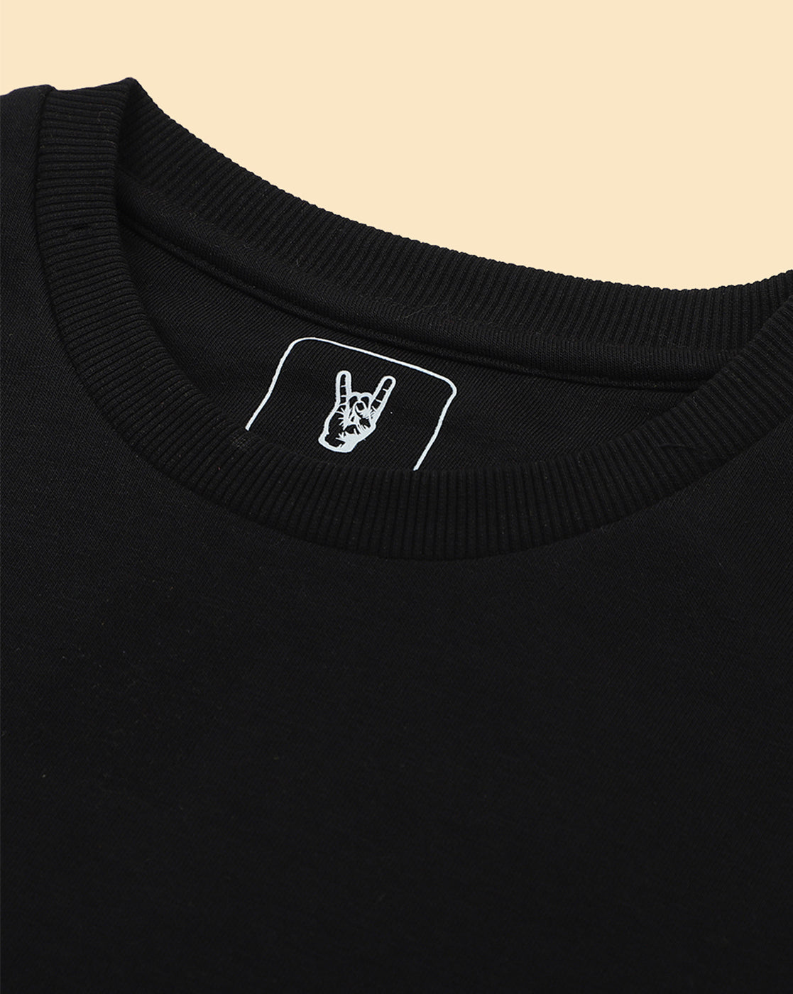 Women Black Regular Fit Sweatshirt