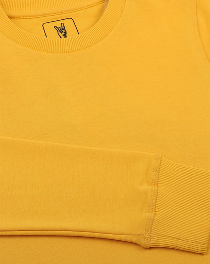Women Yellow Regular Fit Hoodie