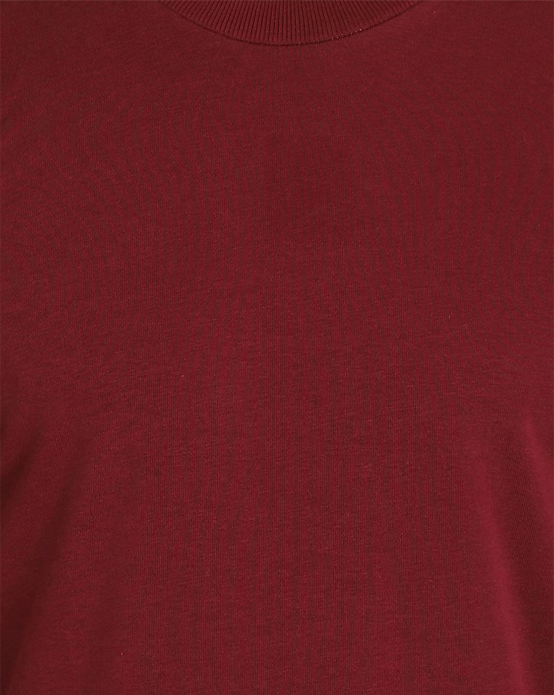 Men Maroon Regular Fit Sweatshirt