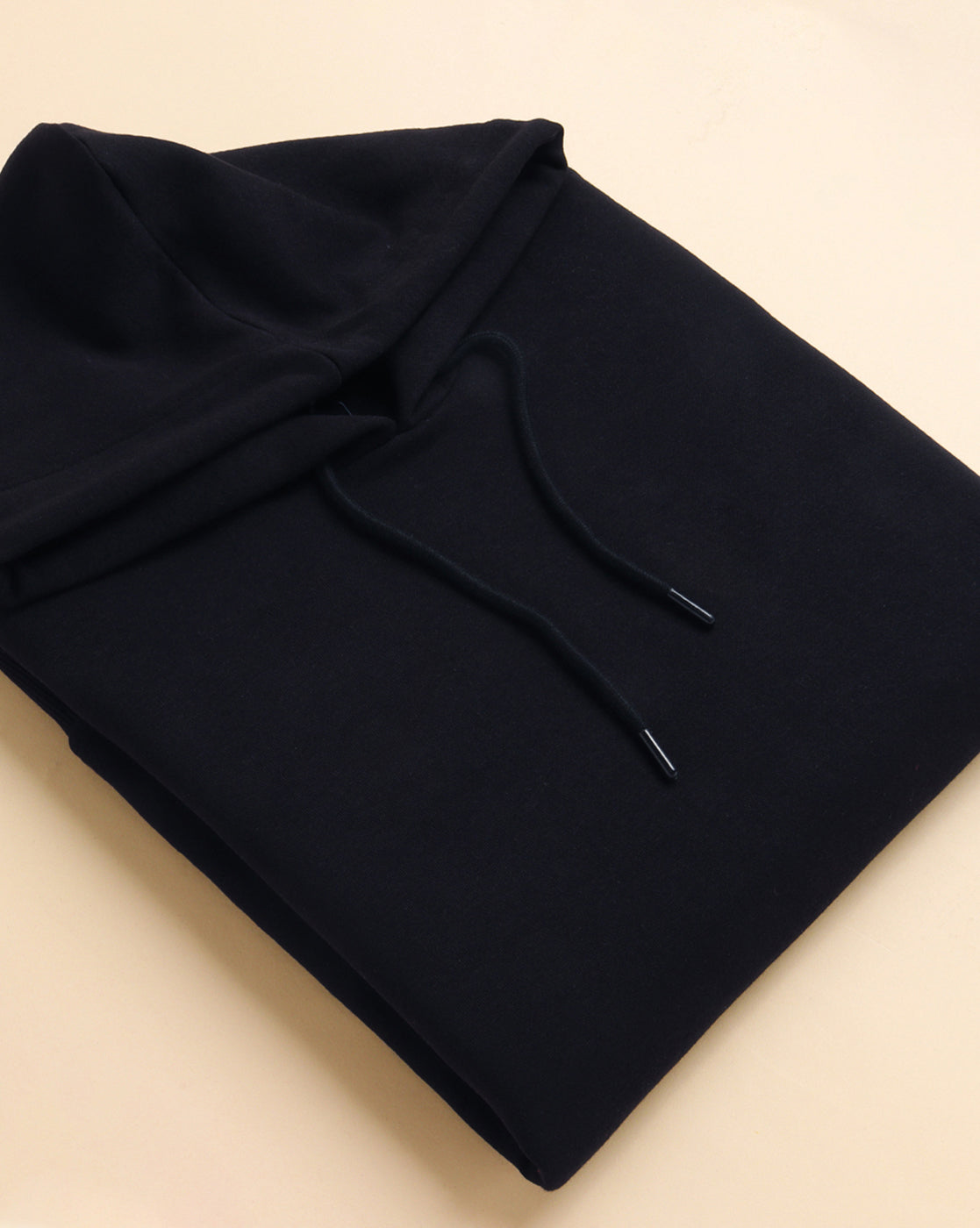 Men Navy Blue Regular Fit Hoodie