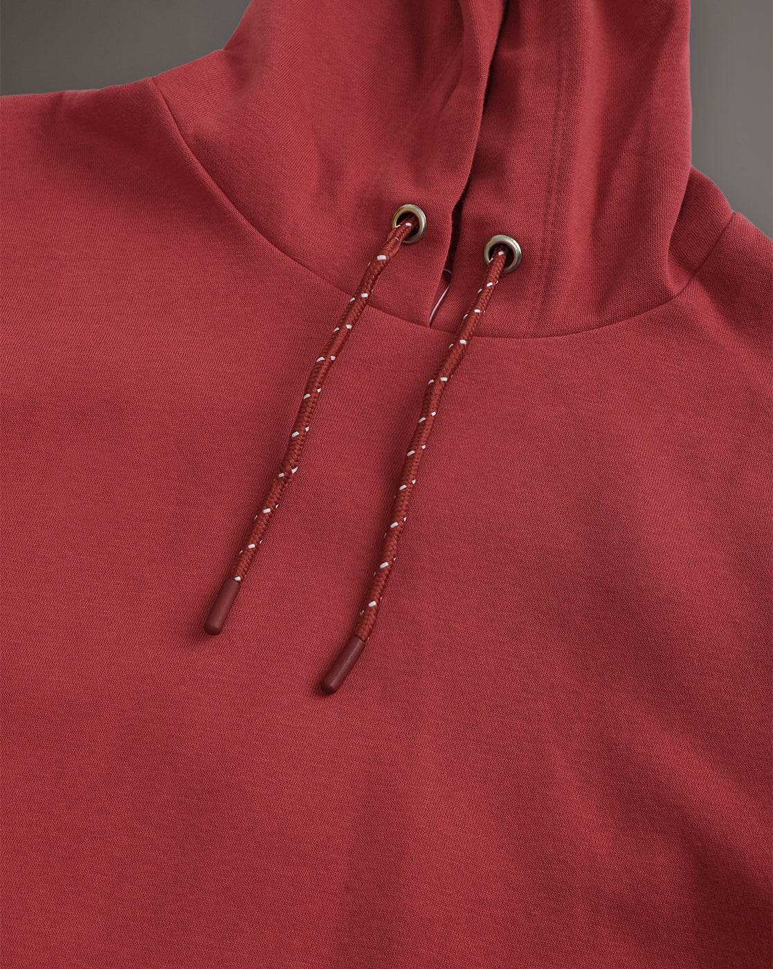 Red Regular Fit Hoodie Men