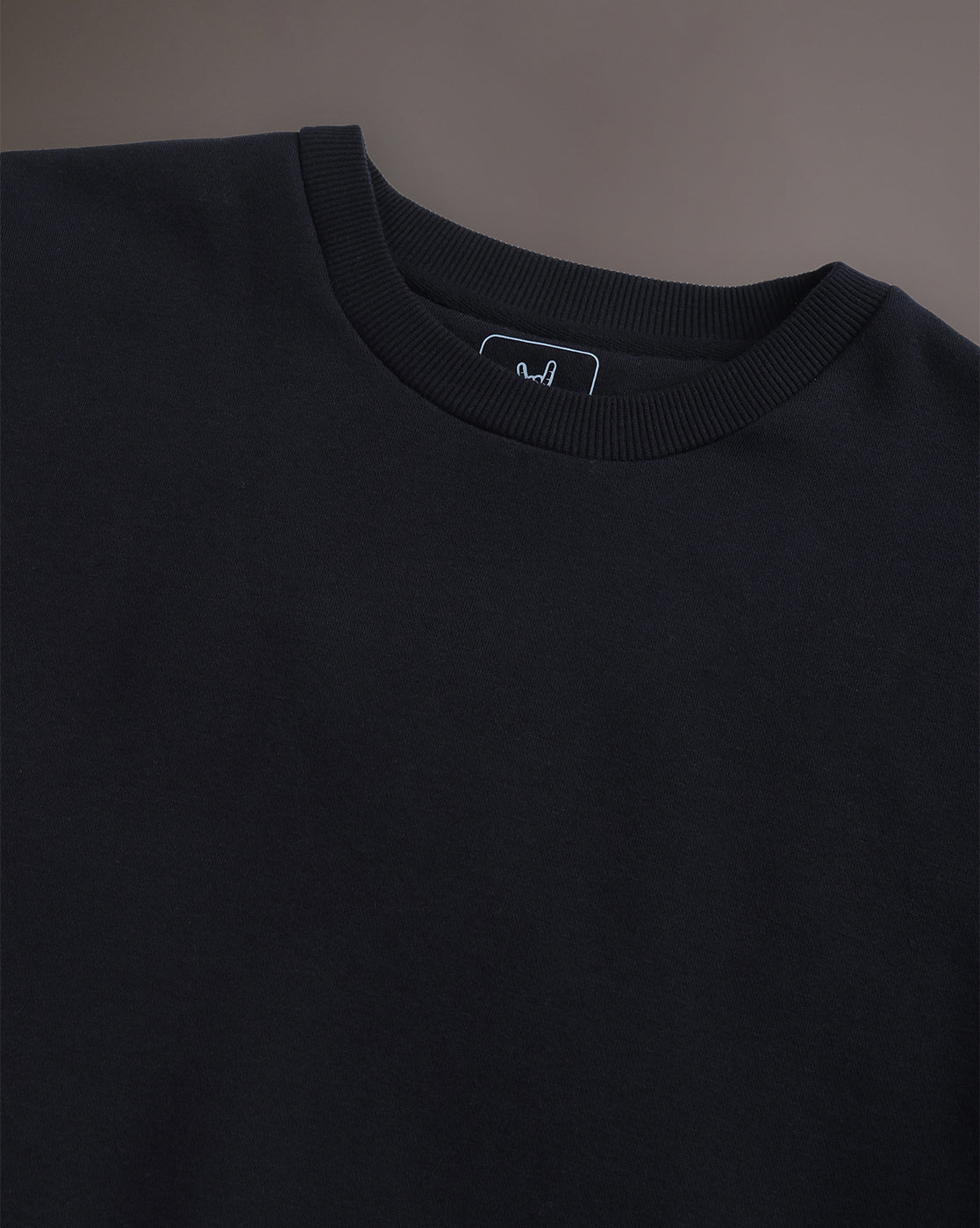 Men Navy Blue Regular Fit Sweatshirt