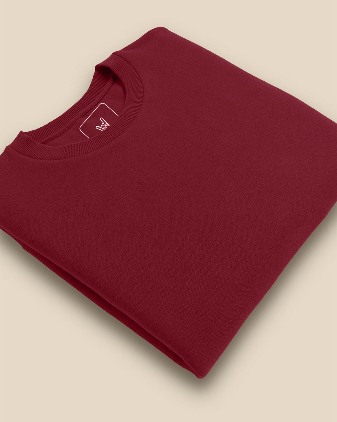 Men Red Regular Fit Sweatshirt