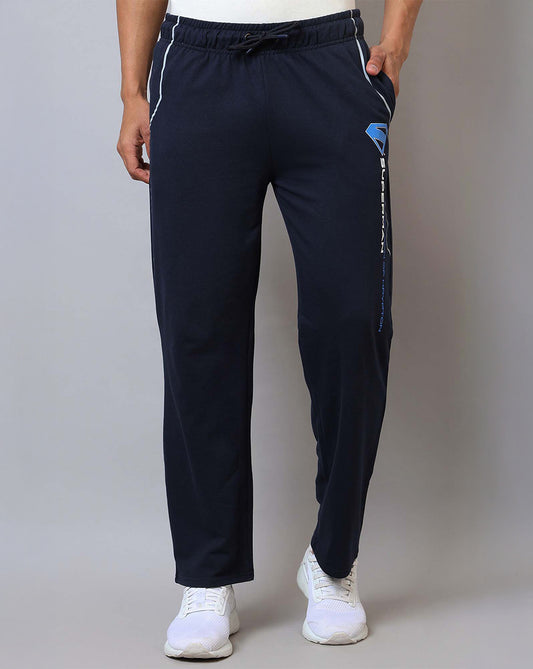 Superman Printed Regular Fit Trackpants For Men