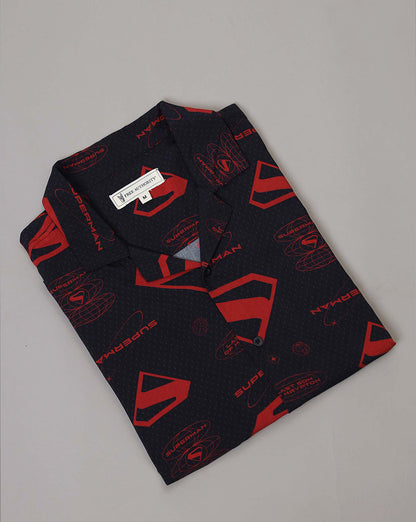 Superman Regular Fit Casual Shirt