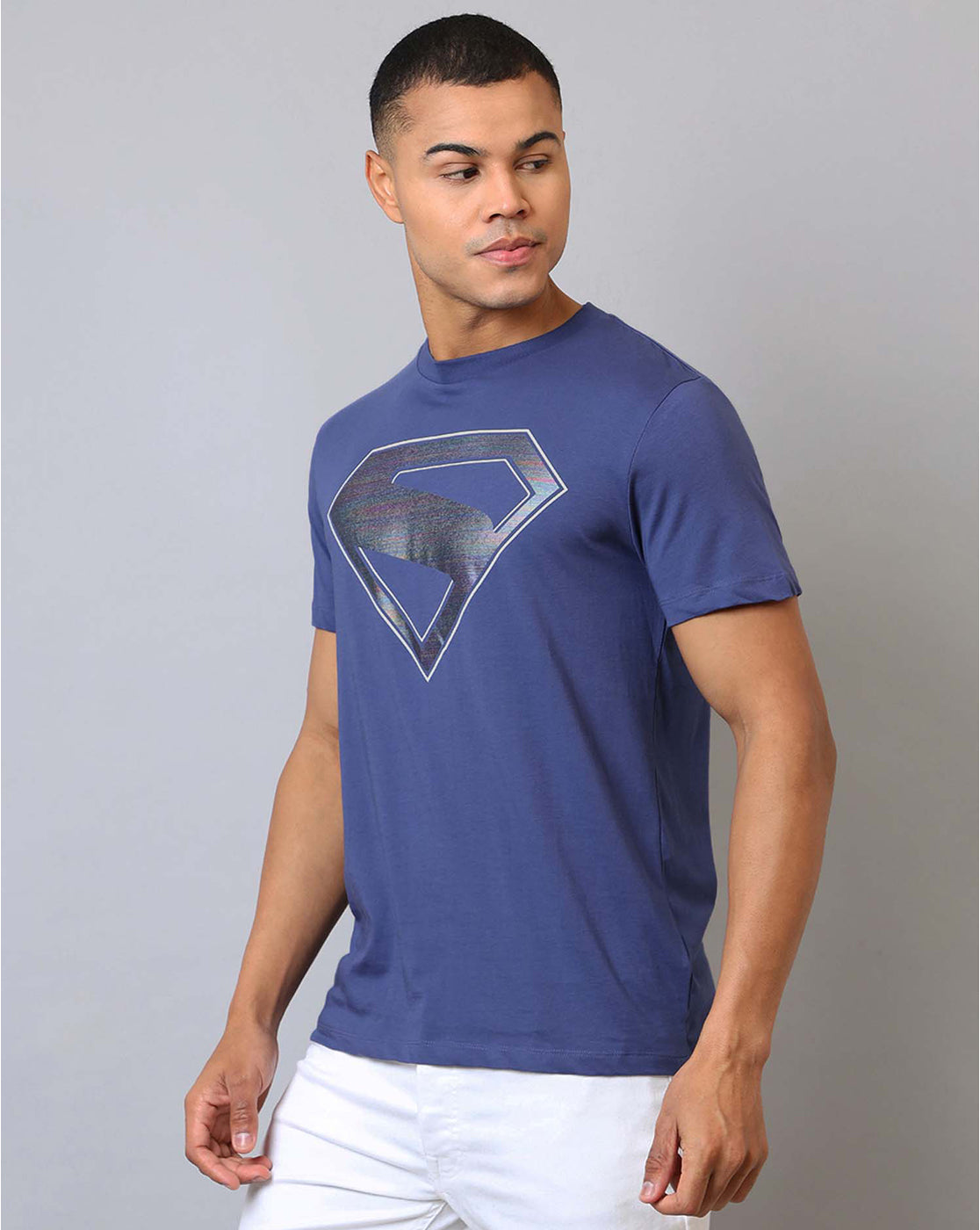 Superman Printed Regular Fit Tshirt For Men