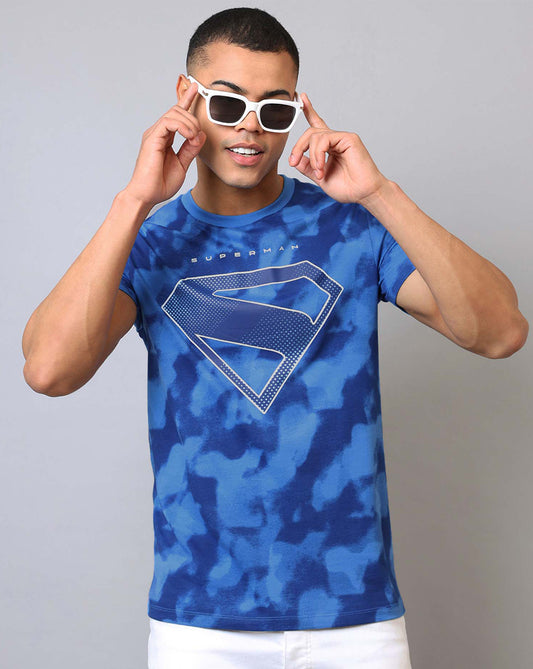 Superman Printed Regular Fit Tshirt For Men