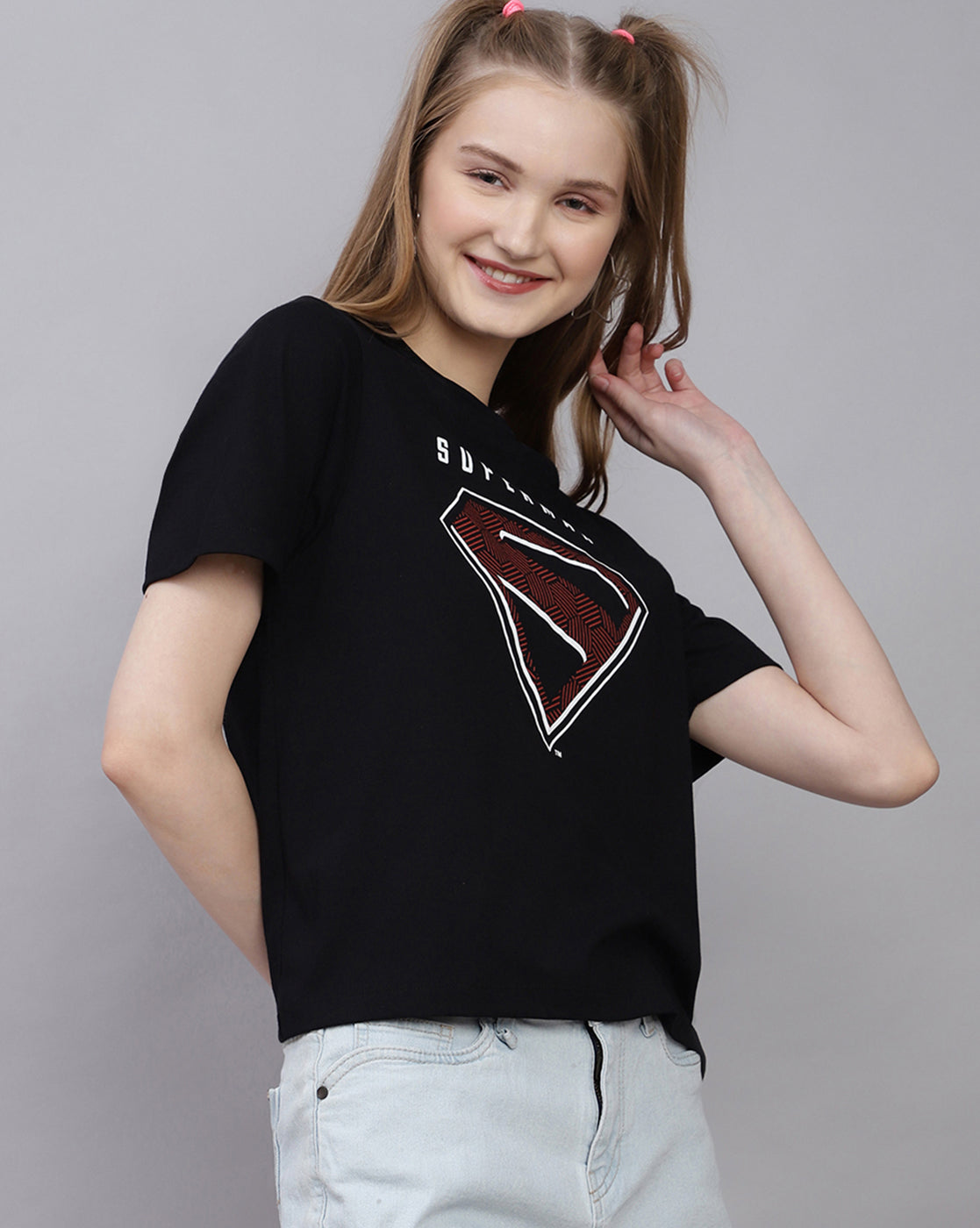 Superman: Legacy Printed Regular Fit Tshirt For Women
