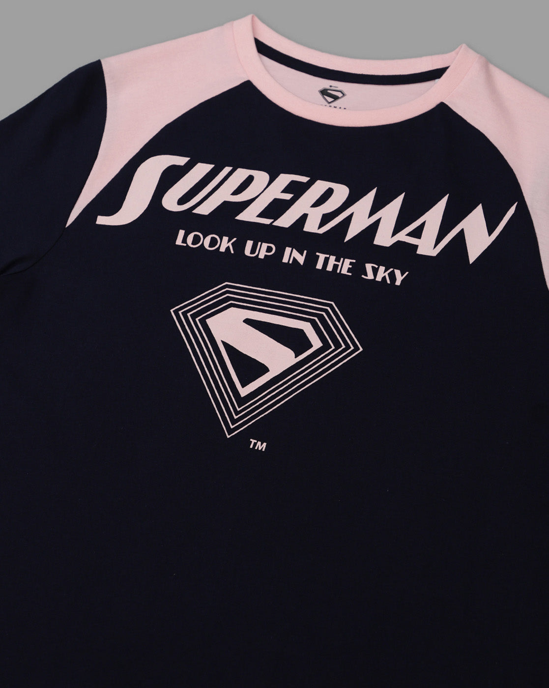 Superman:Printed Regular Fit Tshirt For Women