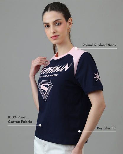 Superman Regular Fit Tshirt Women