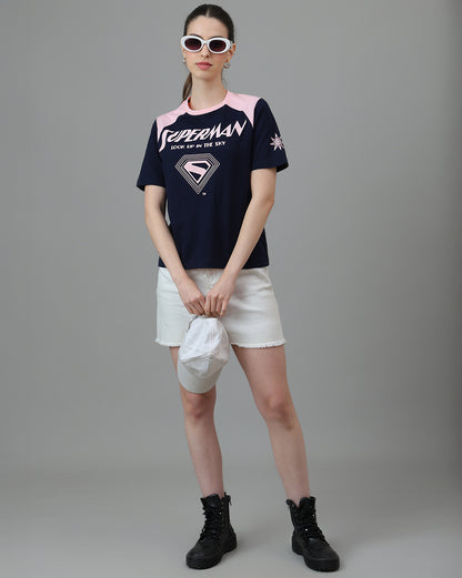 Superman Regular Fit Tshirt Women
