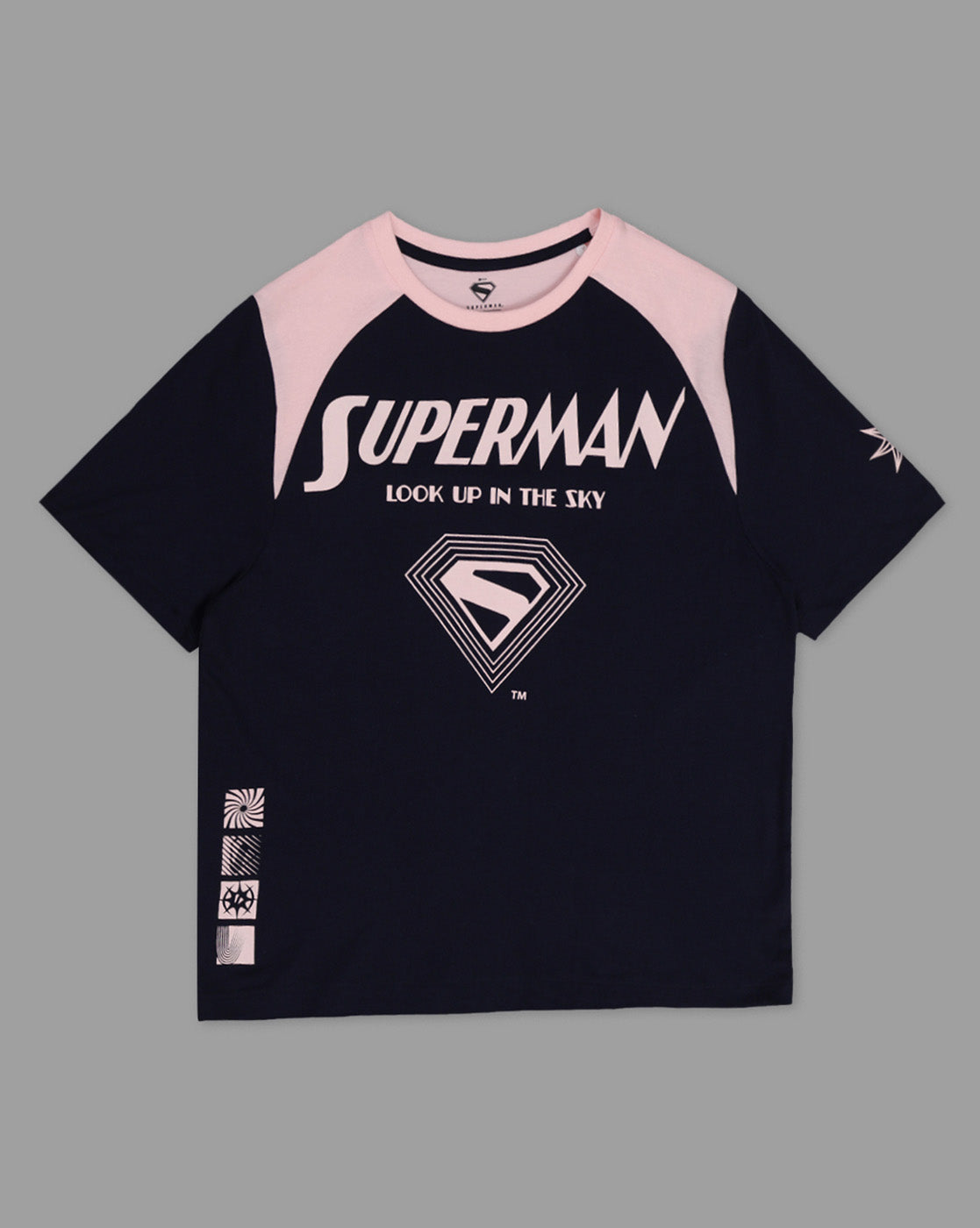 Superman:Printed Regular Fit Tshirt For Women