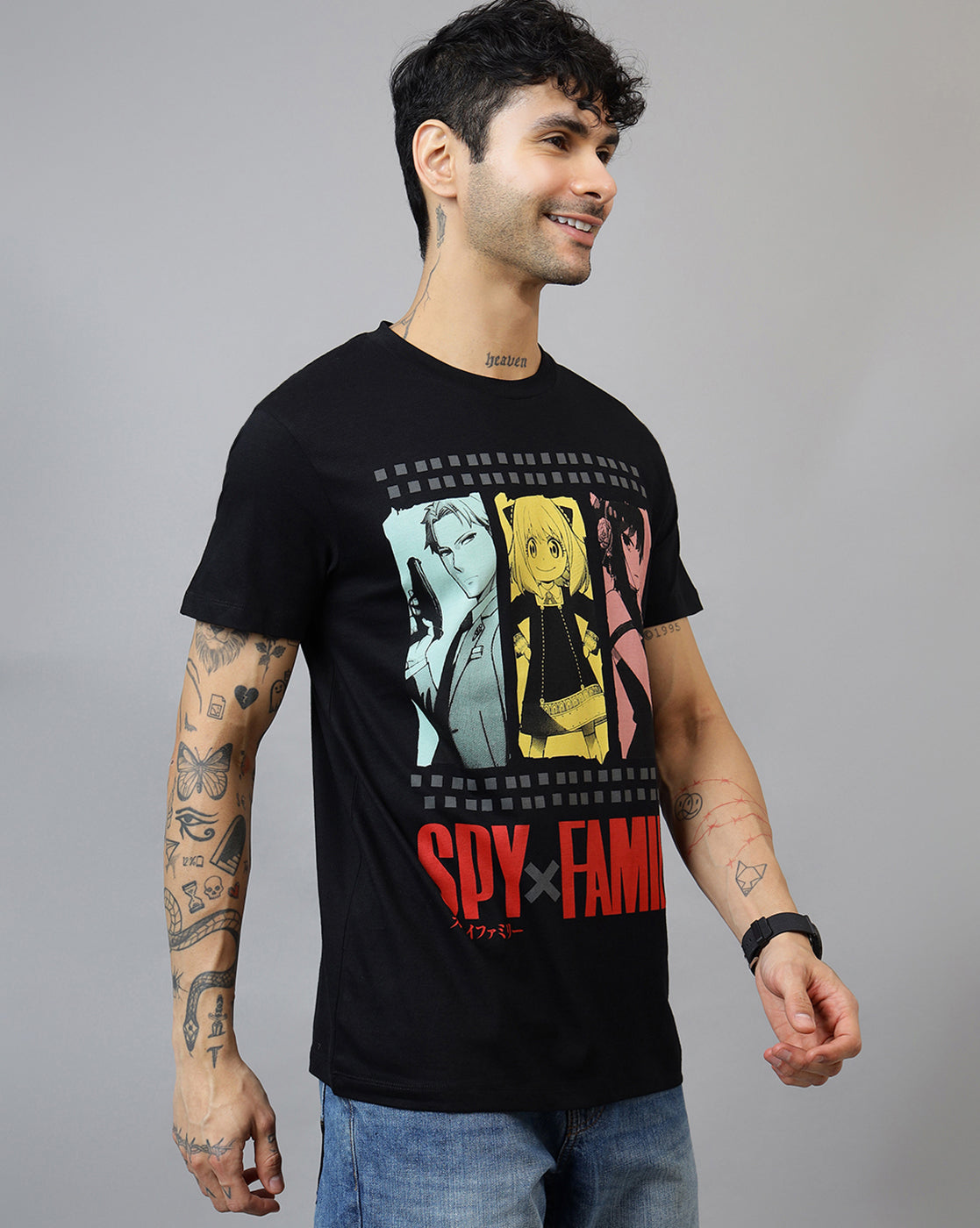 Spy X Family Printed Regular Fit Tshirt For Men