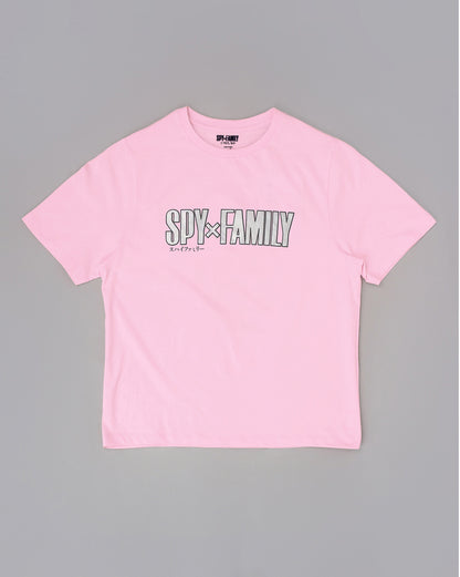 Spy X Family Pink Regular Fit T-shirt  Women