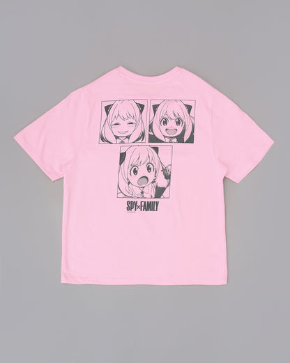 Spy X Family Pink Regular Fit T-shirt  Women