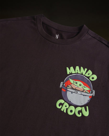 Star Wars The Mandalorian & Grogu Oversized Tshirt Men