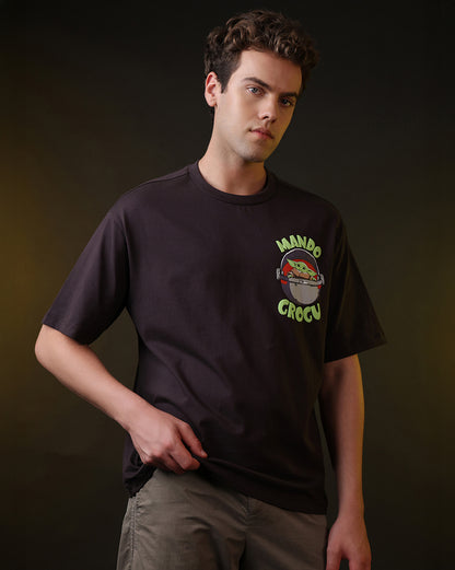 Star Wars The Mandalorian & Grogu Oversized Tshirt Men