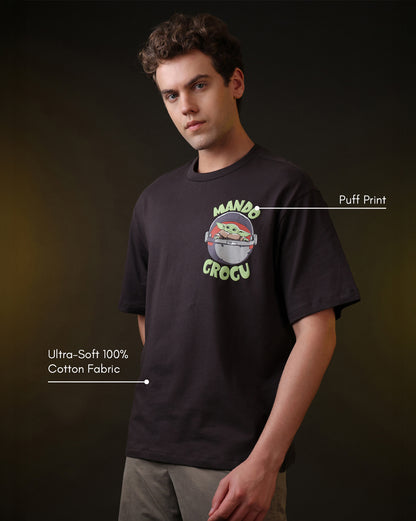 Star Wars The Mandalorian & Grogu Oversized Tshirt Men