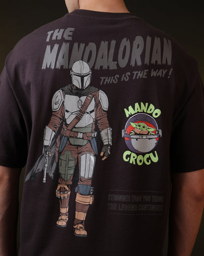 Star Wars The Mandalorian & Grogu Oversized Tshirt Men