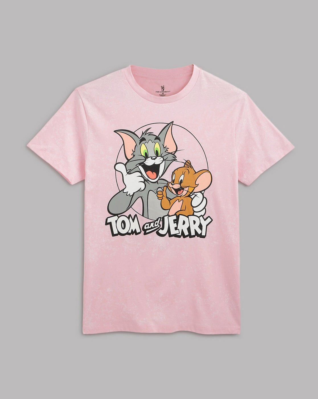 Tom & Jerry Regular Fit Peach Tshirt Men