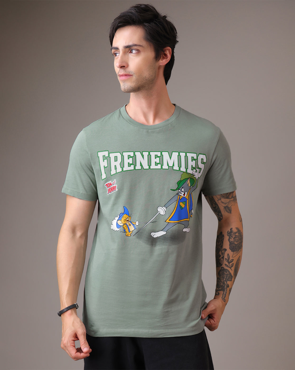 Tom & Jerry Regular Fit Tshirt  Men