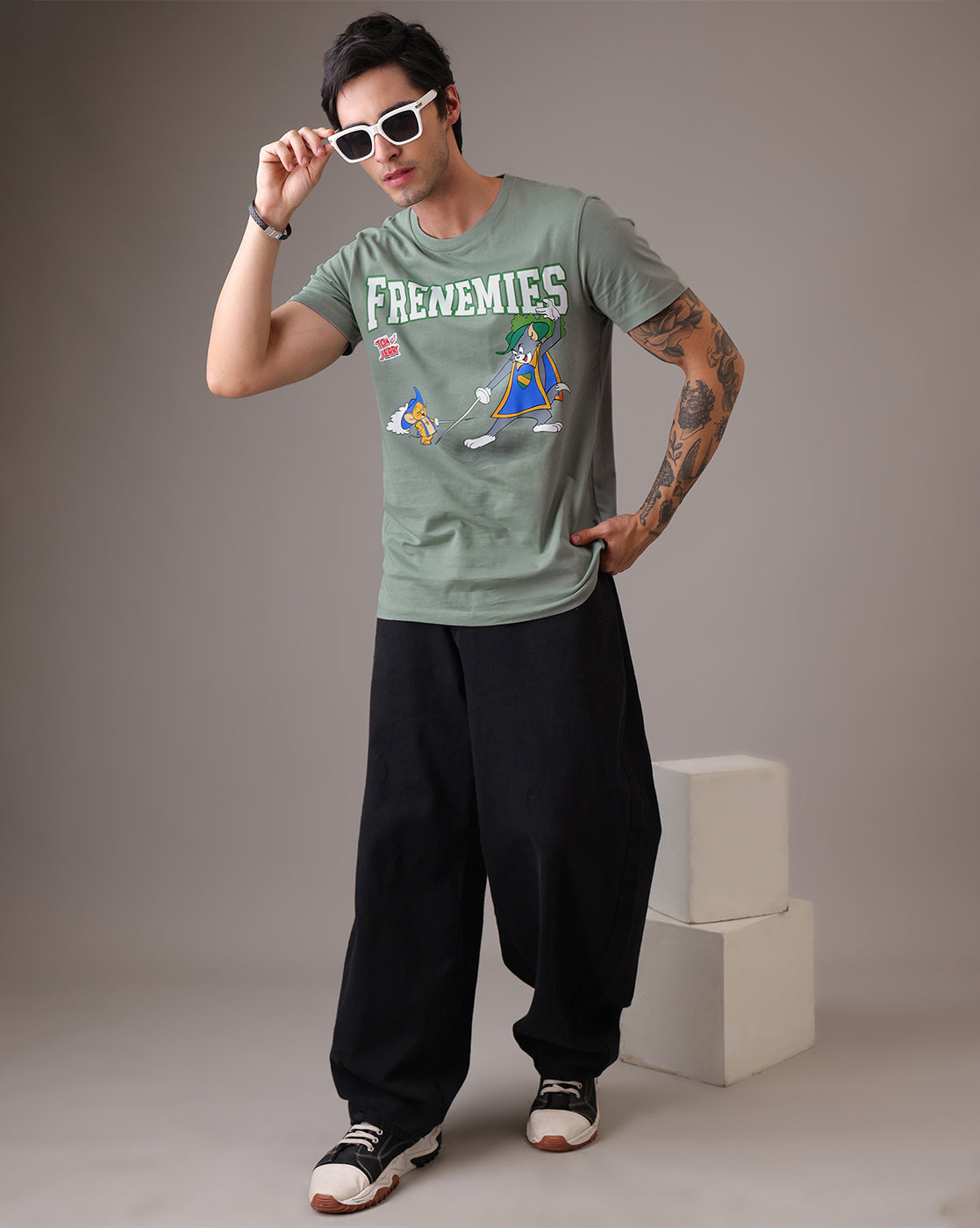 Tom & Jerry Regular Fit Tshirt  Men