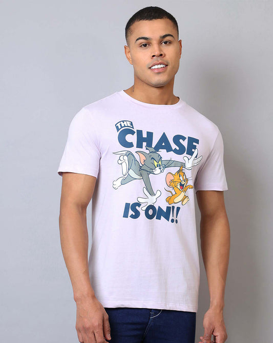 Tom & Jerry Printed Regular Fit Tshirt For Men