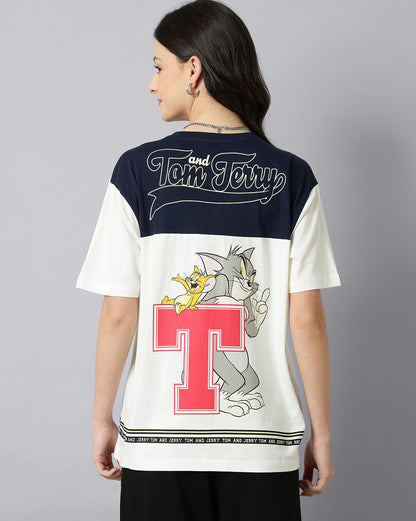 Tom & Jerry Oversized Fit Tshirt