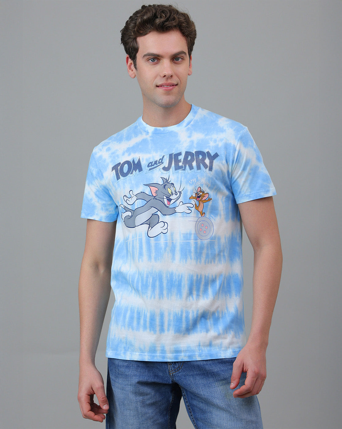 Tom & Jerry Printed Regular Fit Tshirt For Men