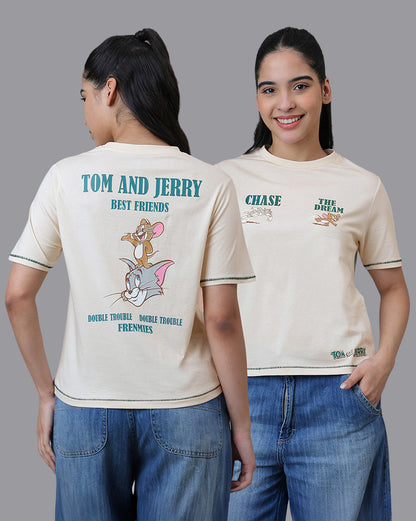 Tom & Jerry  Regular Fit Tshirt  Women