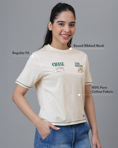 Tom & Jerry  Regular Fit Tshirt  Women