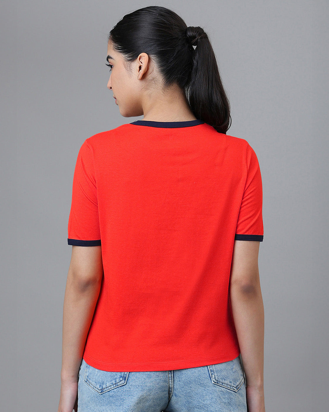 Tom & Jerry Printed Regular Fit Tshirt For Women
