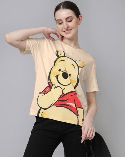Winnie The Pooh  Oversized Fit Tshirt  Women