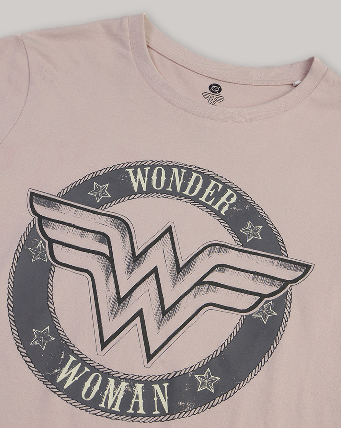 Wonder Woman Printed Regular Fit Tshirt For Women