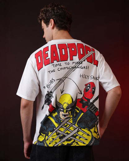 Deadpool & Wolverine Best Bubs Oversized Tshirt